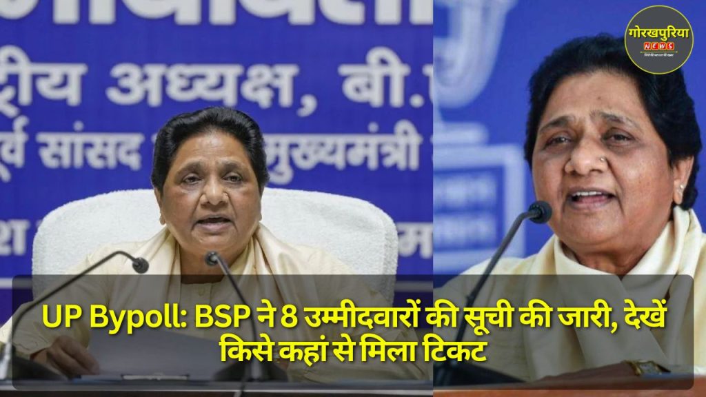 UP Bypoll: BSP ने 8 उम्मीदवारों की सूची की जारी, देखें किसे कहां से मिला टिकट