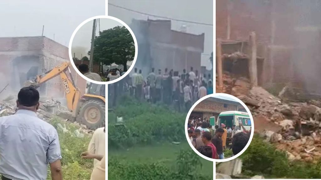 लखनऊ में खौफनाक विस्फोट! पटाखा फैक्ट्री धधकी, 4 की मौत और कई लोग मलबे में फंसे, राहत कार्य जारी