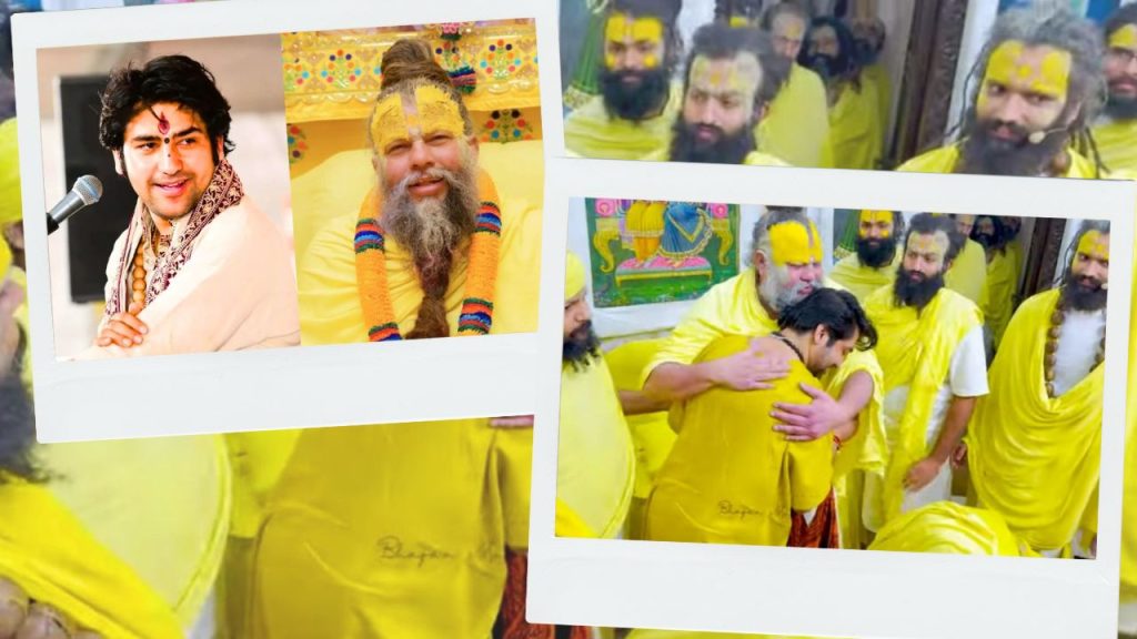 संत प्रेमानंद और आचार्य धीरेन्द्र कृष्ण शास्त्री की मुलाकात, धीरेन्द्र कृष्ण शास्त्री ने कहा कुछ ऐसा कि महाराज की हंसी रुक न सकी