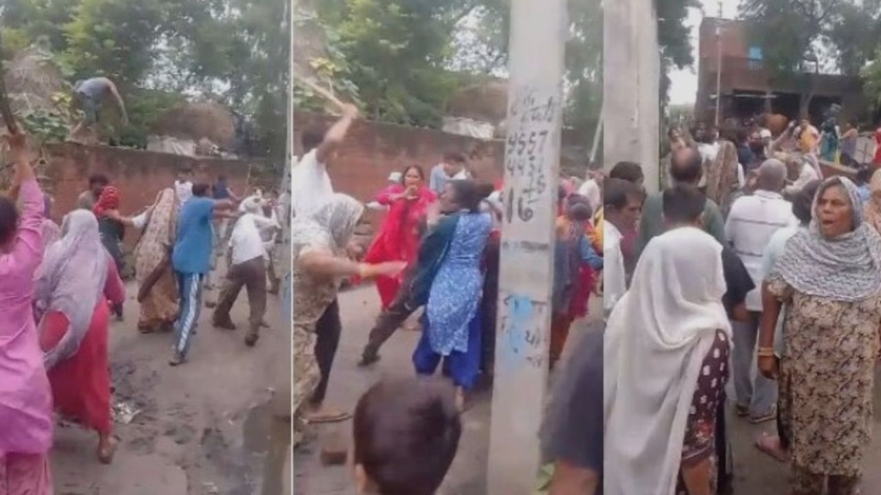 बागपत के बाम गांव में बच्चों की कहासुनी से फैला हिंसक झगड़ा, सोशल मीडिया पर वीडियो वायरल